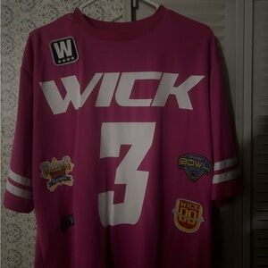 Pink WICK Sports Jersey